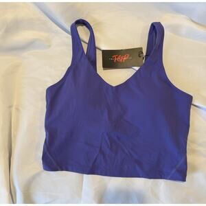 THE GYM PEOPLE Womens' Sports Bra Padded - Size M (Purple)